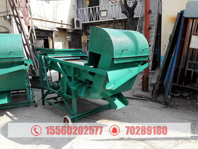 廣東小型糧食篩分拋糧機已發貨，張經理請注意